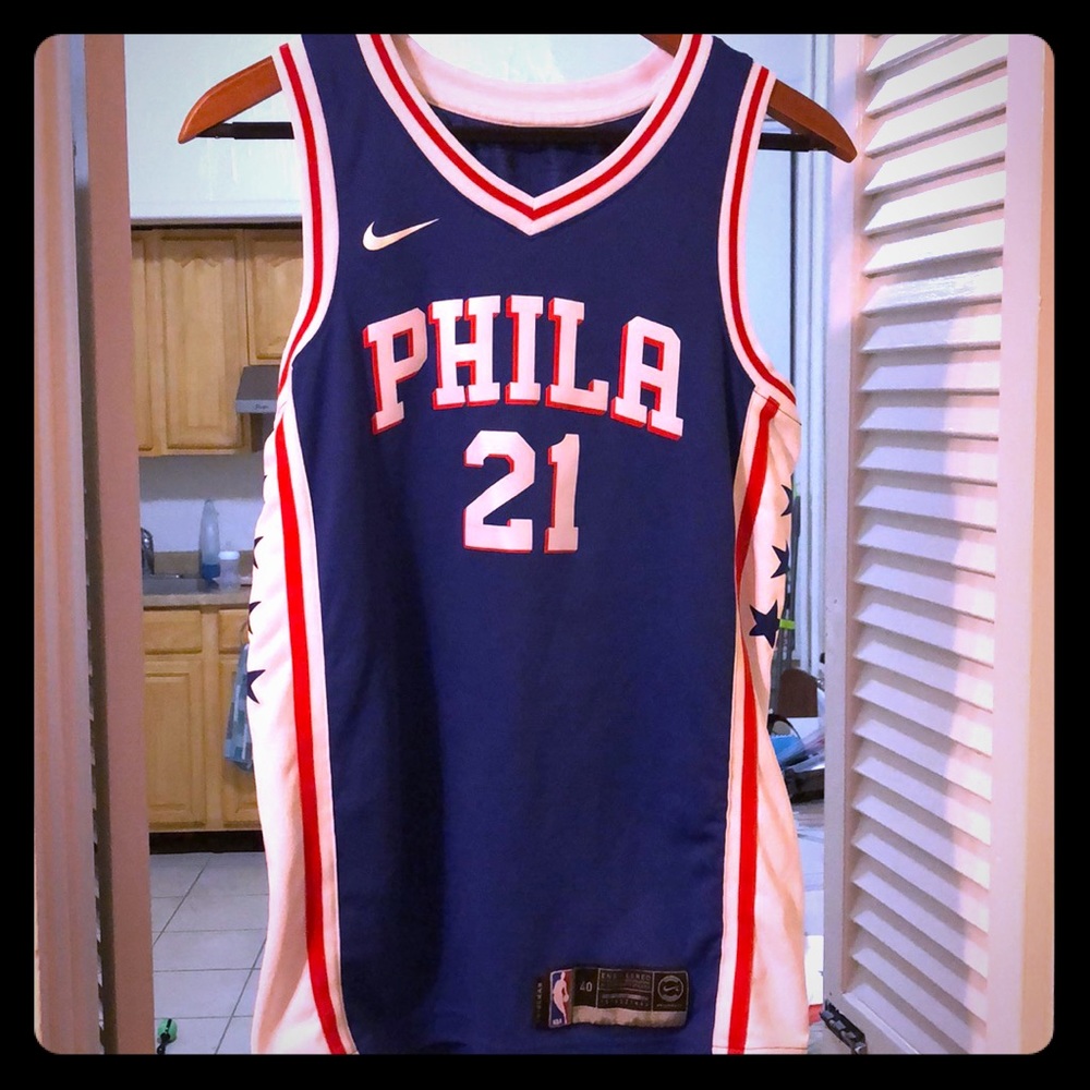 Authentic Sixers 76ers Embiid Jersey